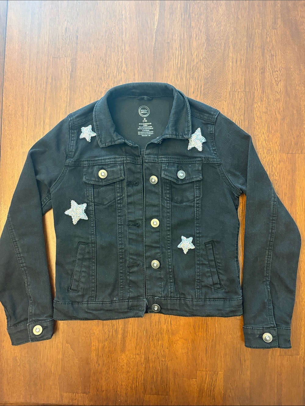 Girls black Jean jacket